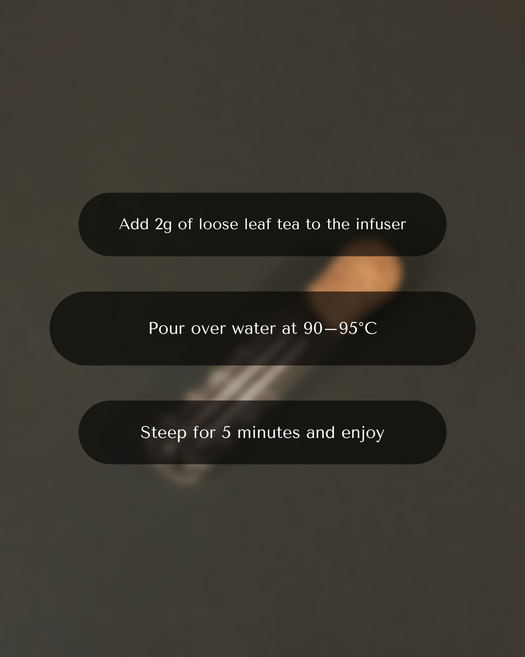 Glass Tea Infuser "POUR"